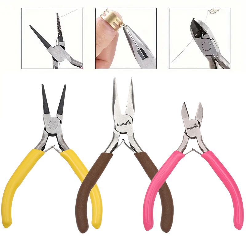 Jewelry Making Pliers Set - 3pcs Jewelry Making Pliers Set -