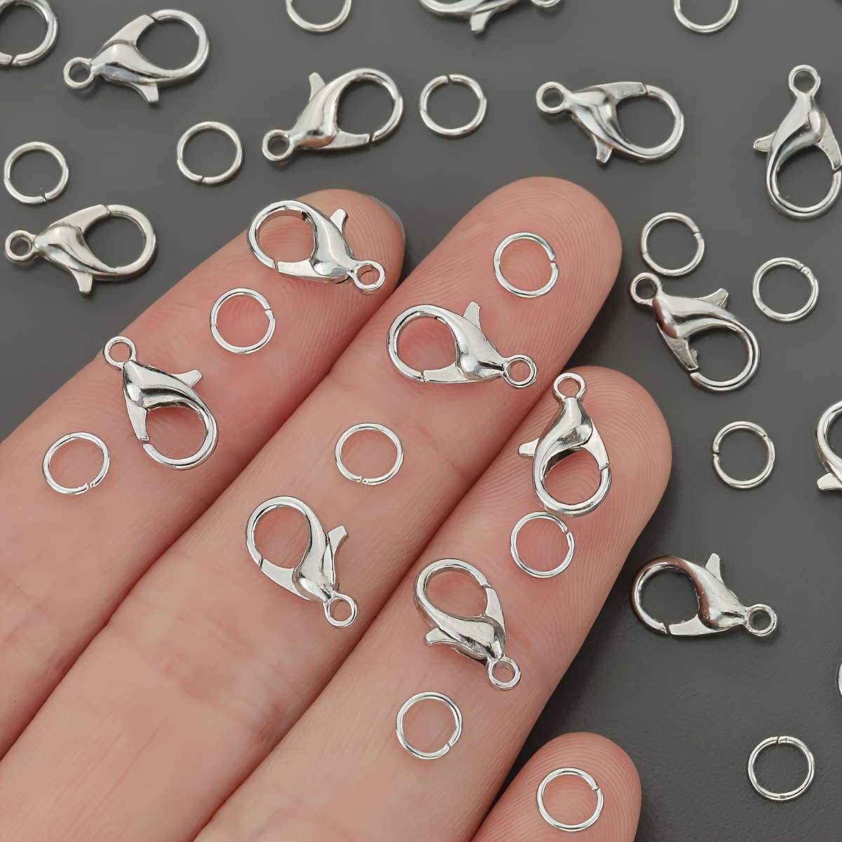 1/2/300pcs Lobster Clasps Open - Jewelry Making Hoops ulasan dan harga