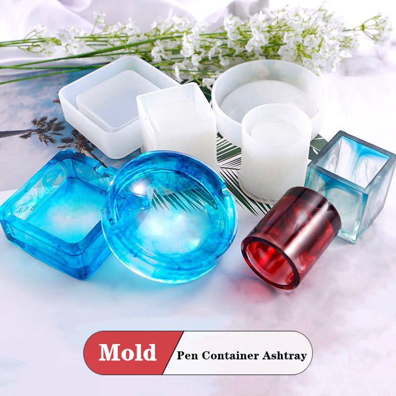DIY Round Pen Container Ashtra - Jewelry Making Table ulasan dan harga