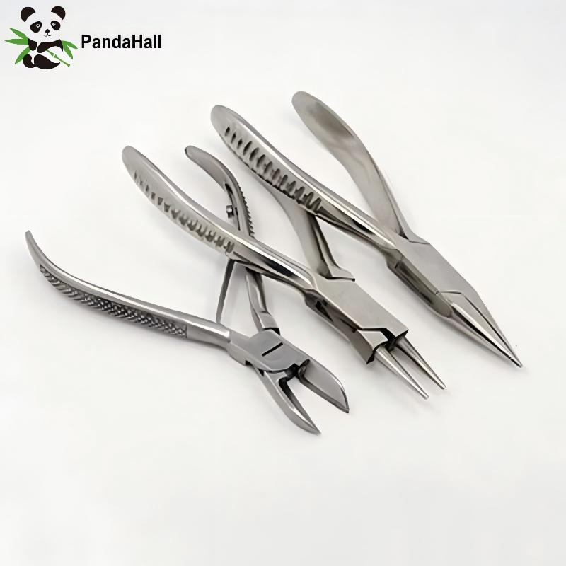 PandaHall 3pcs/set Carbon Stee - Jewelry Making Pliers Set ulasan dan harga