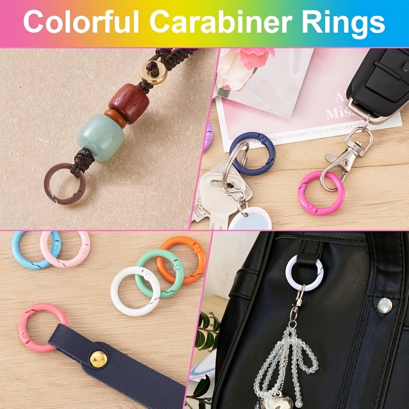 100pcs Colorful 25mm Round Spr - Jewelry Making Hoops ulasan dan harga