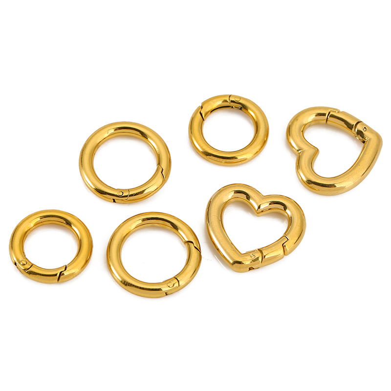 2pcs Stainless Steel Clasps He - Jewelry Making Hoops ulasan dan harga