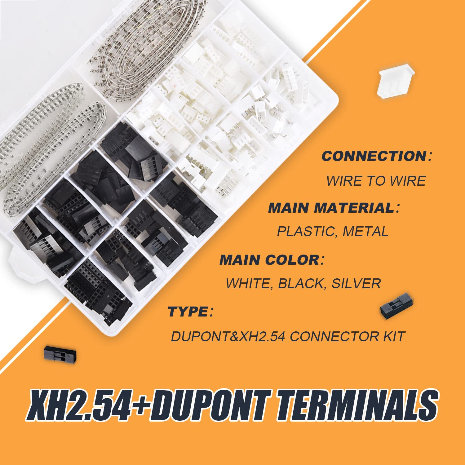 1080PCS Dupont/JST-XH Terminal - Head Pin Assorted ulasan dan harga