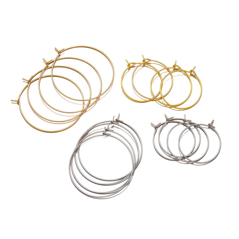 50Pcs 316 Stainless Steel 15 2 - Jewelry Making Hoops ulasan dan harga