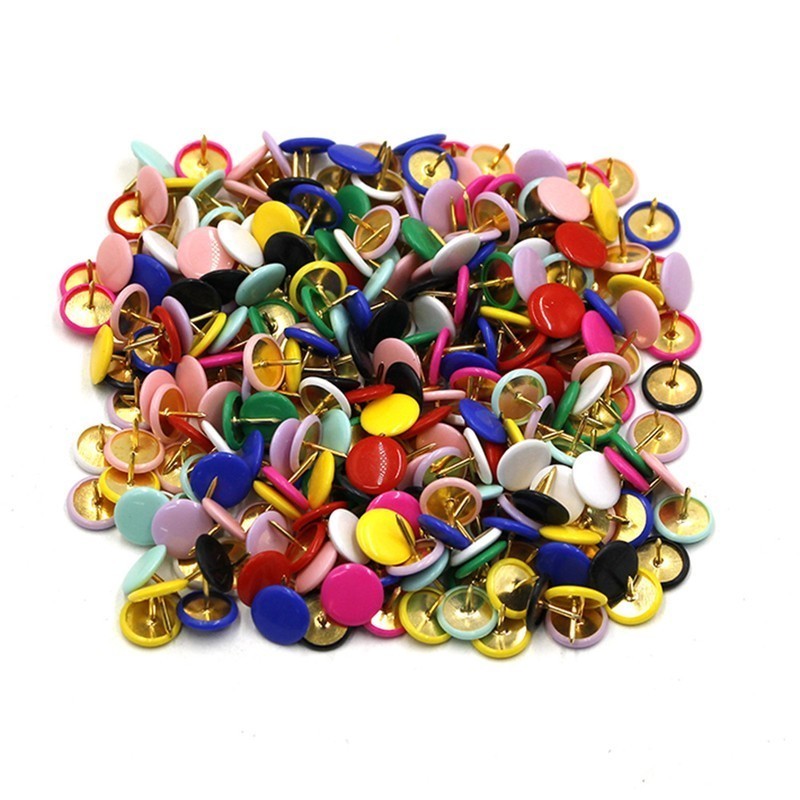 200 pcs Round Head Push Pins,  - Head Pin Assorted ulasan dan harga