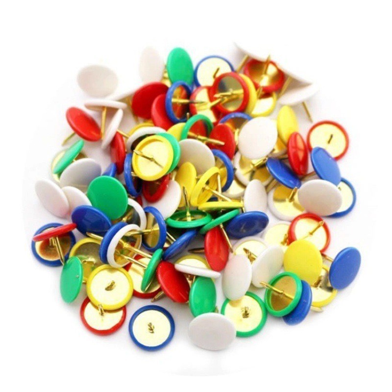 118 pcs Round Head Push Pins,  - Head Pin Assorted ulasan dan harga