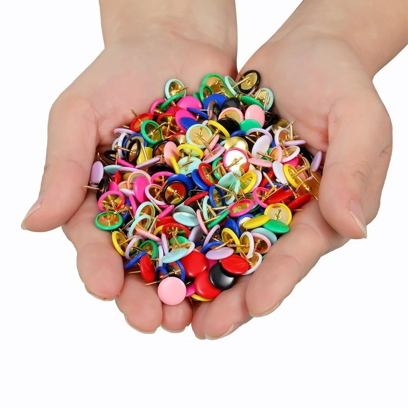 118 pcs Round Head Push Pins,  - Head Pin Assorted ulasan dan harga