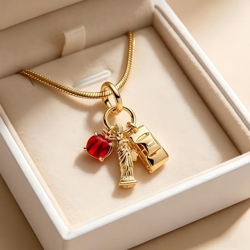 New Gold Plated New York Theme - Jewelry Making York ulasan dan harga