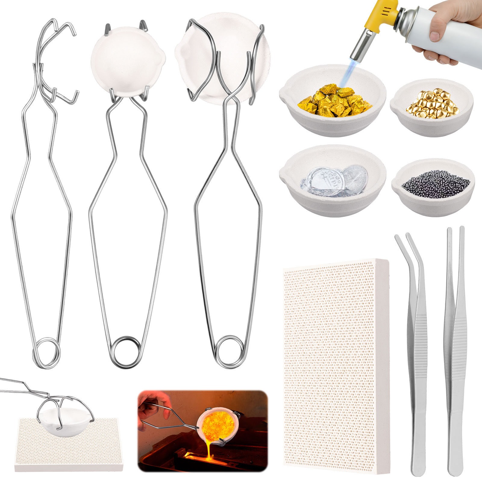 Crucible Set High Purity Torch - Jewelry Making Torch ulasan dan harga