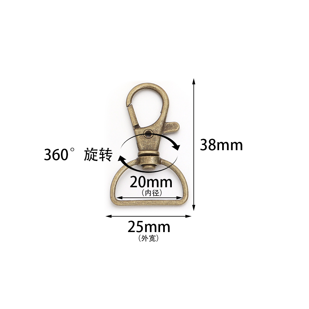 10pcs/lot Metal Swivel Clasps  - Jewelry Making Hoops ulasan dan harga