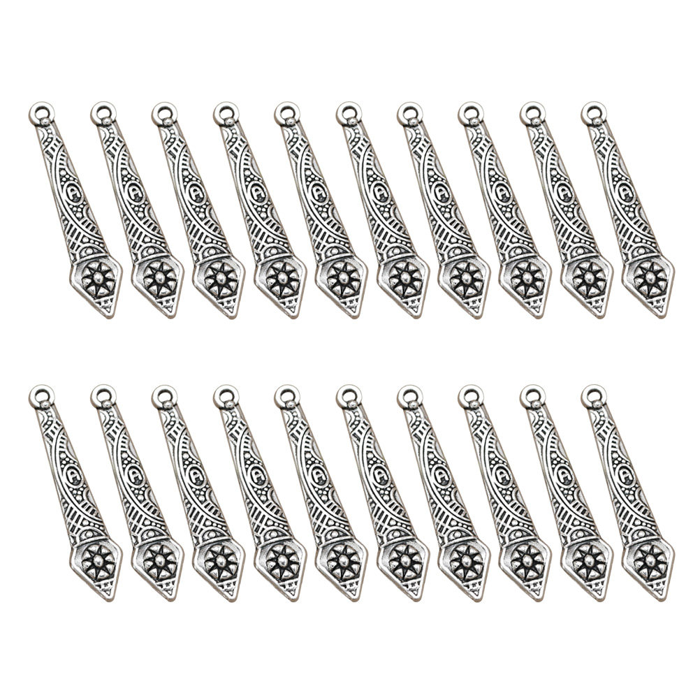 20Pcs Alloy Torch Charm Pendan - Jewelry Making Torch ulasan dan harga