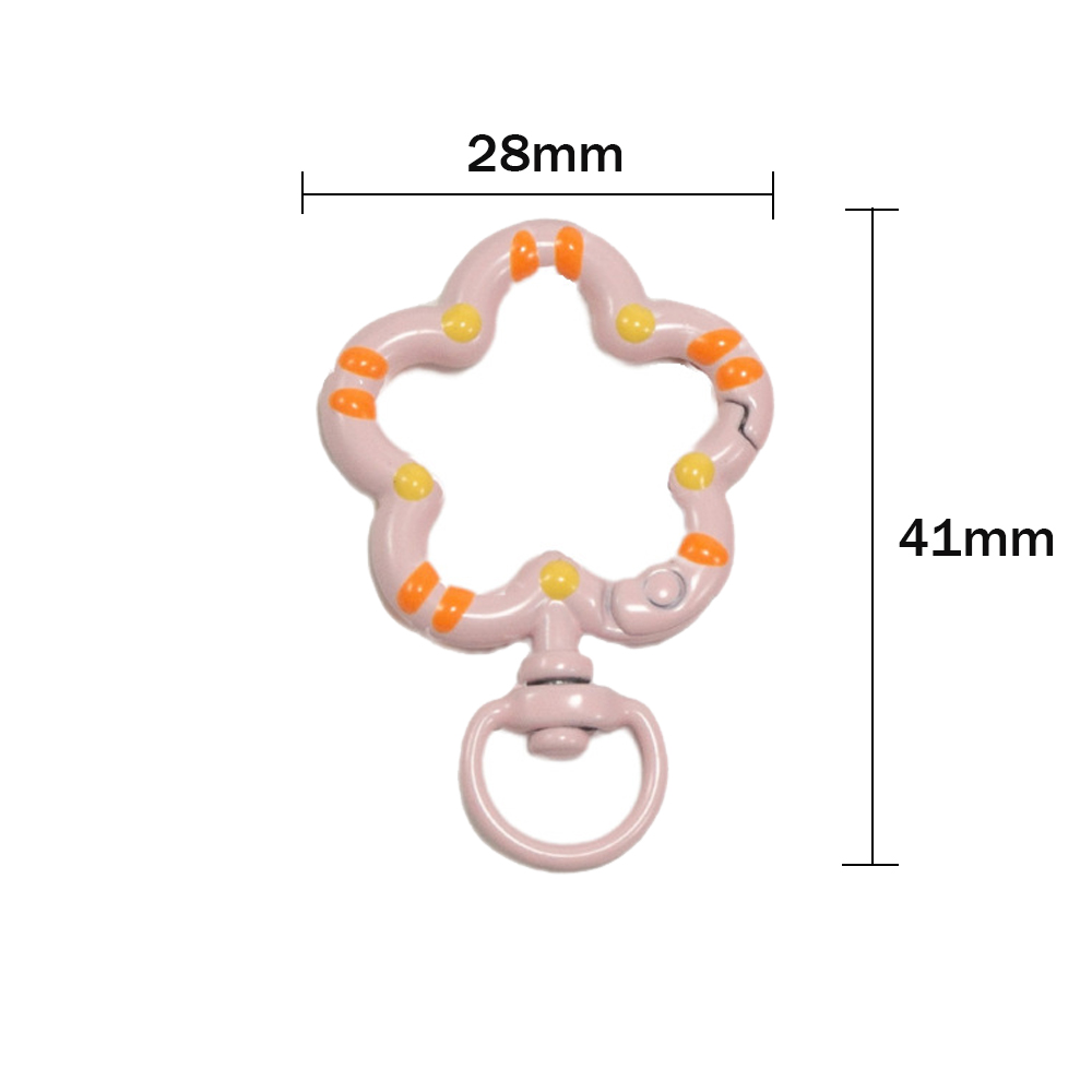 5pcs Flower Metal Lobster Claw - Jewelry Making Hoops ulasan dan harga