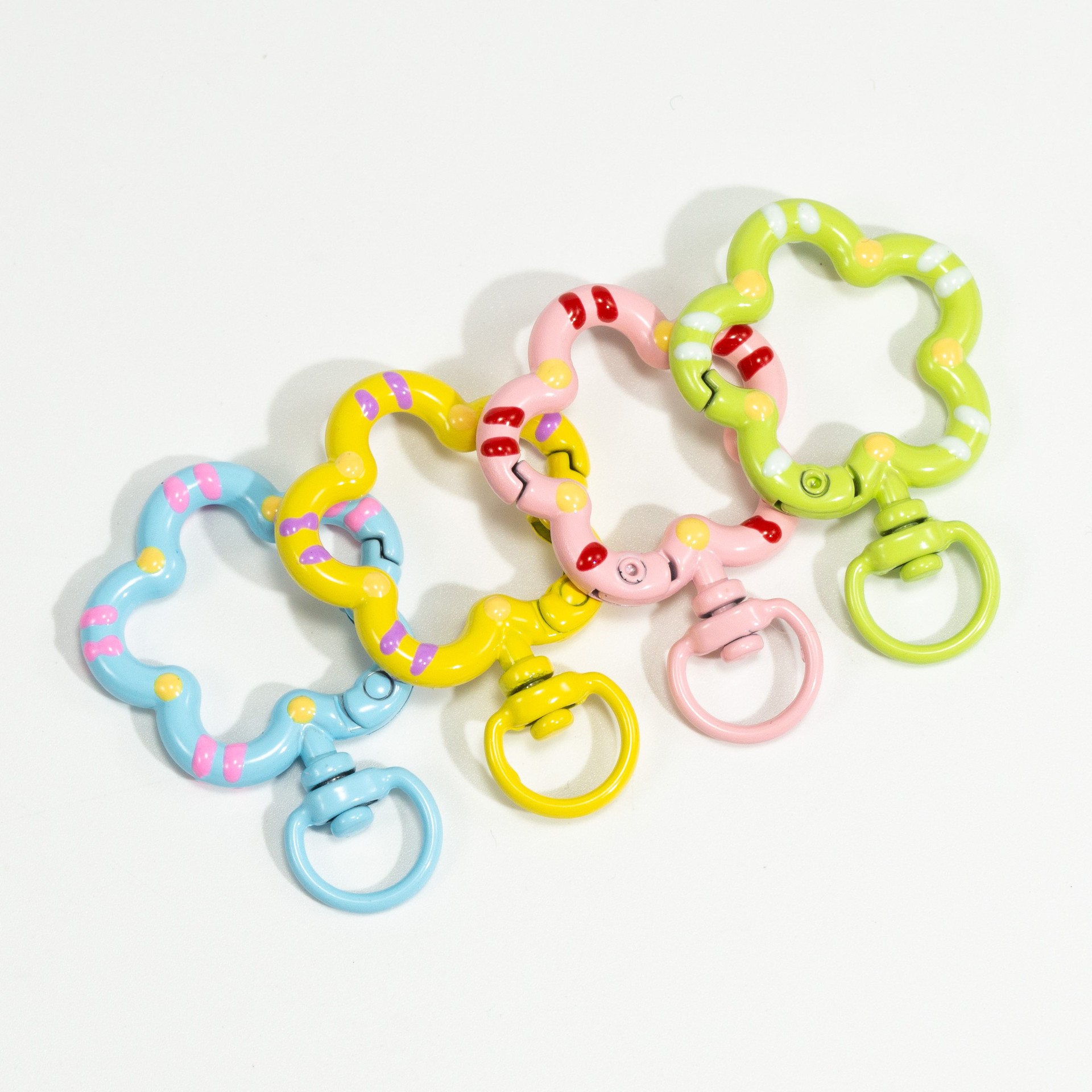 5pcs Flower Metal Lobster Claw - Jewelry Making Hoops ulasan dan harga