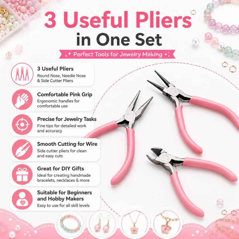 1pcs/set DIY Hand Tool Pliers  - Jewelry Making Pliers Set ulasan dan harga