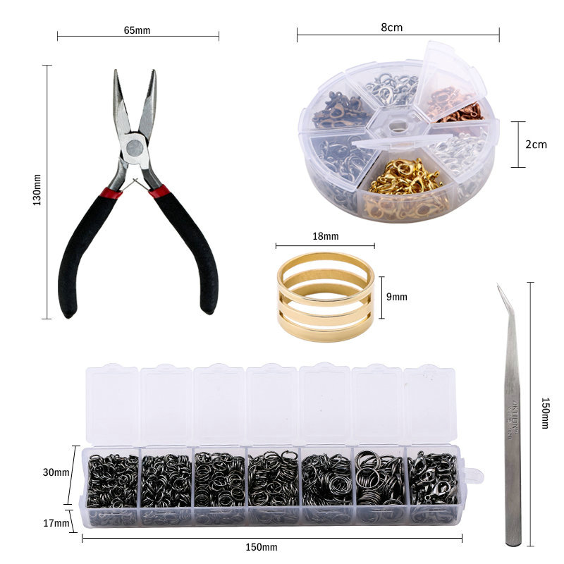 A Set Jewelry Findings Tool Se - Jewelry Making Pliers Set ulasan dan harga