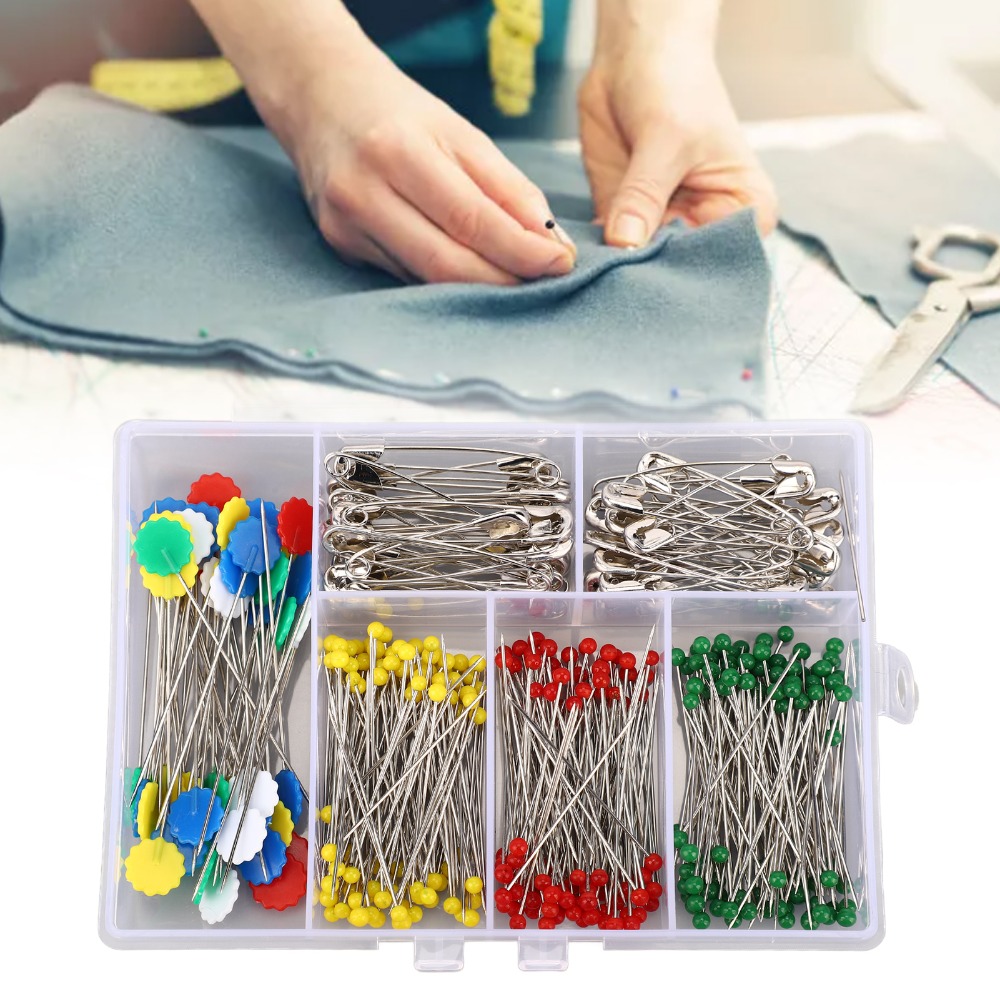 400pcs Bulk Sewing Pins Set Mu - Head Pin Assorted ulasan dan harga