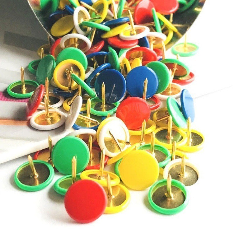 130 pcs Round Head Push Pins R - Head Pin Assorted ulasan dan harga