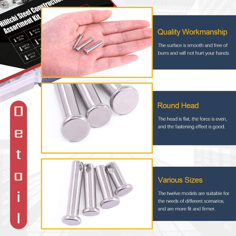 Flat Head Cylindrical Pin M3 M - Head Pin Assorted ulasan dan harga