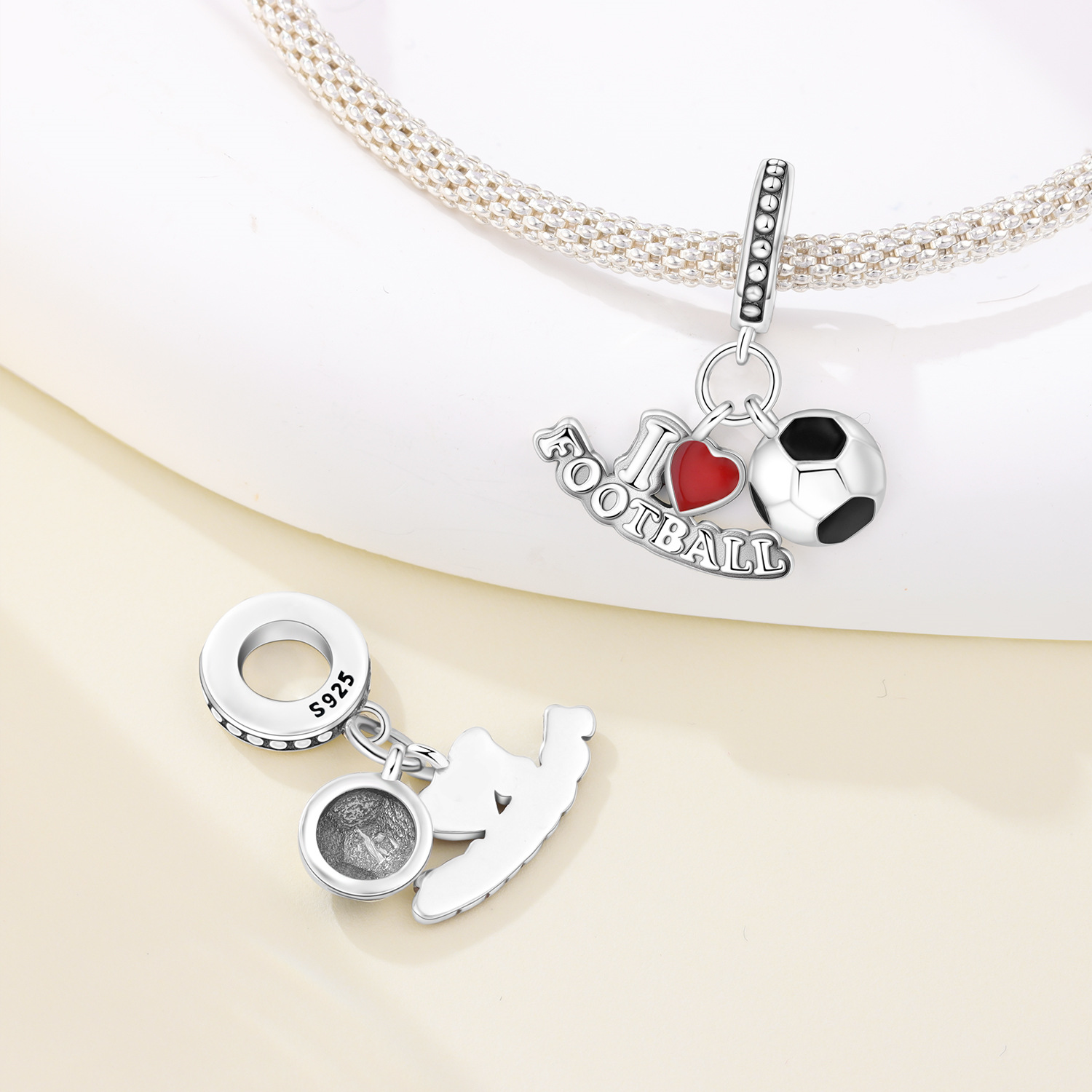 MISEFF S925 Sterling Silver Ch - Jewelry Making Table ulasan dan harga