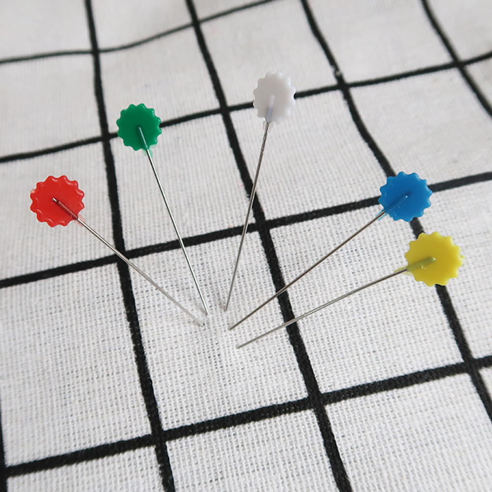 50Pcs Assorted Color Flat Flow - Head Pin Assorted ulasan dan harga