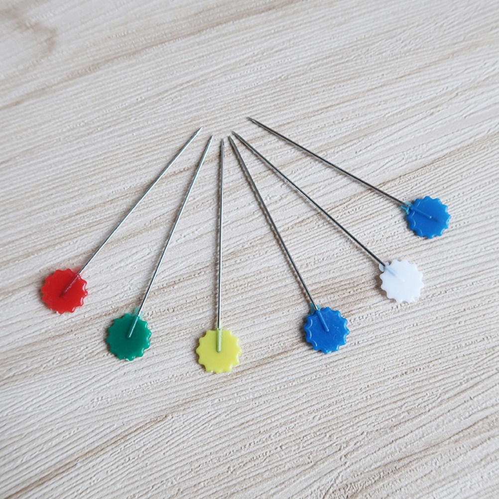 50Pcs Assorted Color Flat Flow - Head Pin Assorted ulasan dan harga