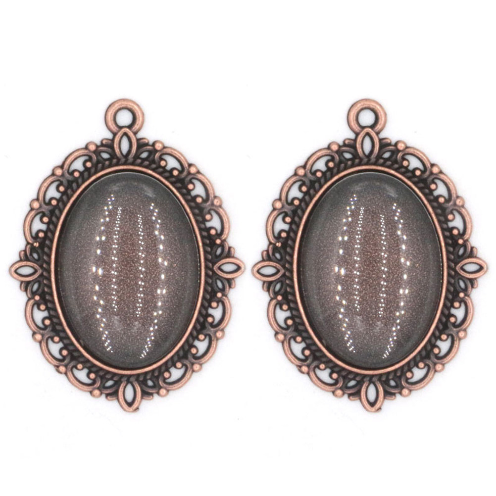 50Pcs Gemstone Pendant Vintage - Jewelry Making Gemstones ulasan dan harga