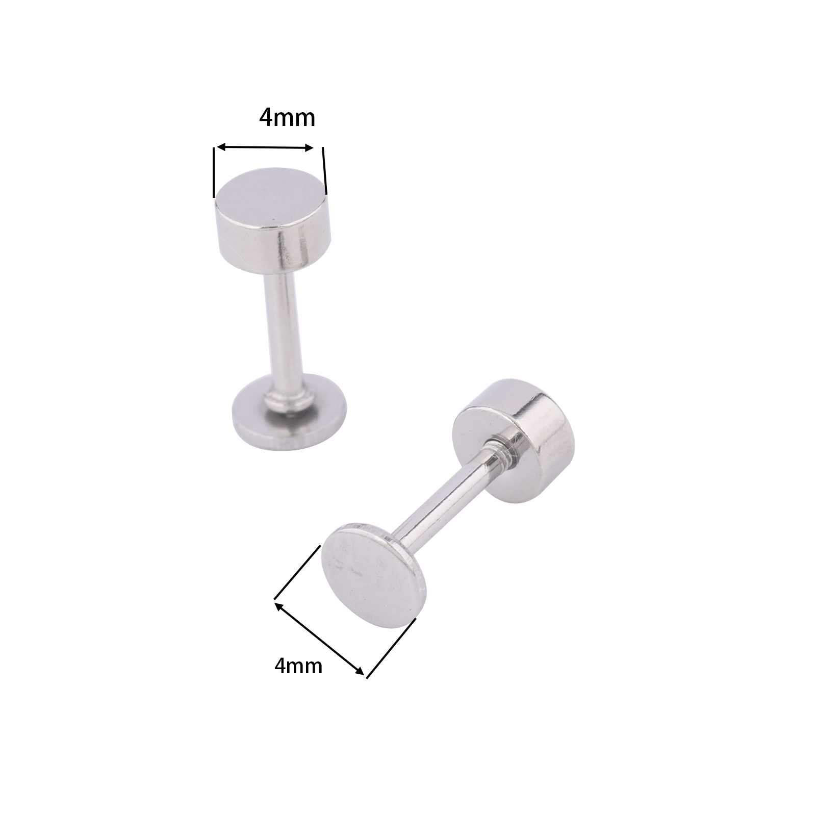 20pcs Stainless Steel 4mm Disc - Jewelry Making Soldering Kit ulasan dan harga