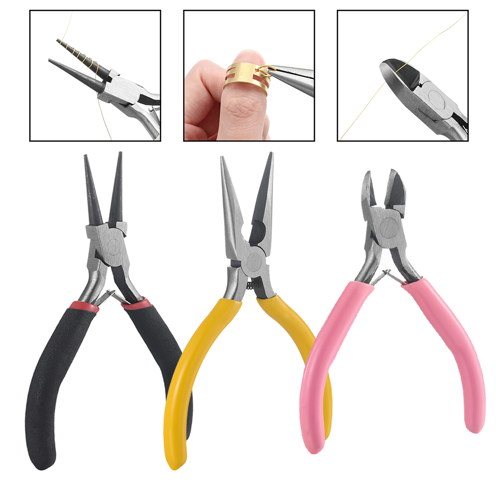 3pcs/Set 3 Styles Jewelry Plie - Jewelry Making Pliers Set ulasan dan harga