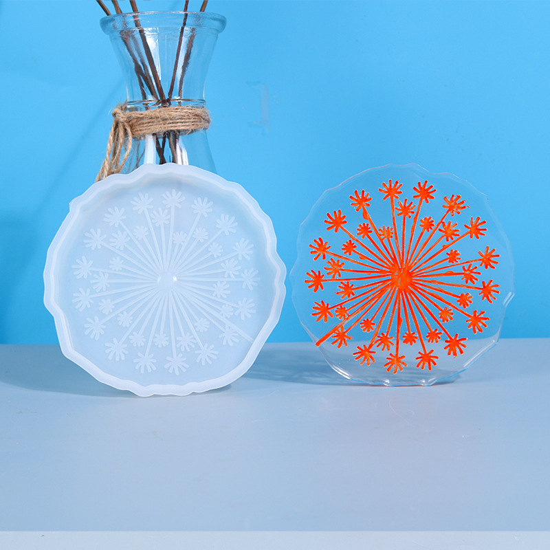 Dandelion Coaster Silicone Mol - Jewelry Making Table ulasan dan harga