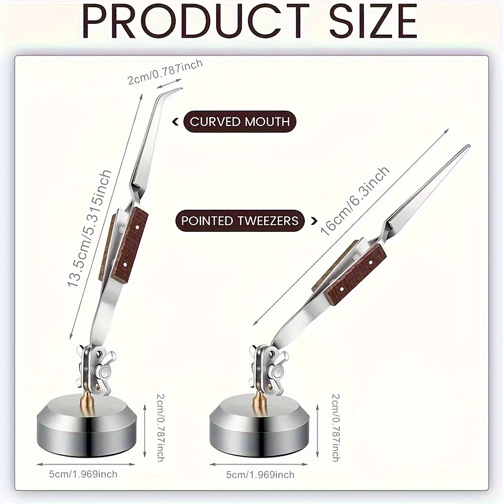 Cross Lock Soldering Tweezers  - Jewelry Making Pliers Set ulasan dan harga